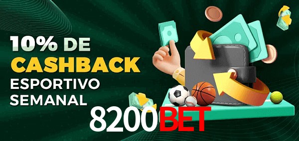 10% de bônus de cashback na 8200bet